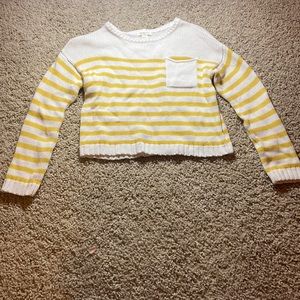 Forever 21 Girls cropped striped sweater